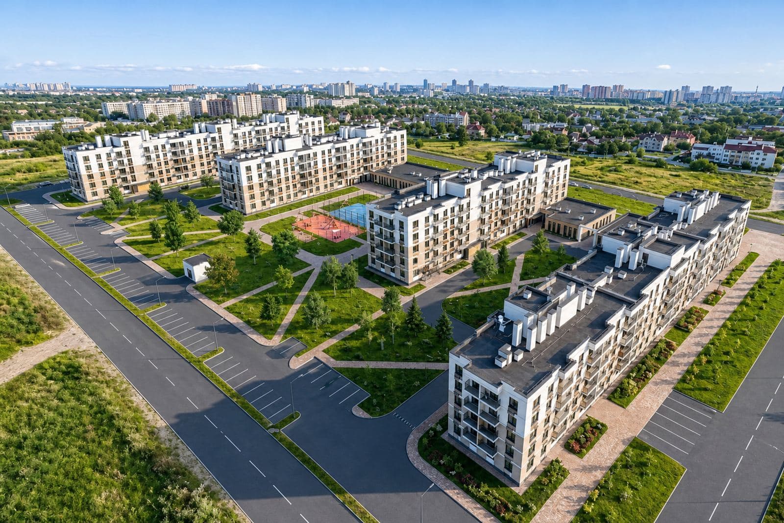 Маяк, Геническ — ЖК «Маяк» в Геническе, улица Парижской Коммуны, район улиц Парижской Коммуны и 4