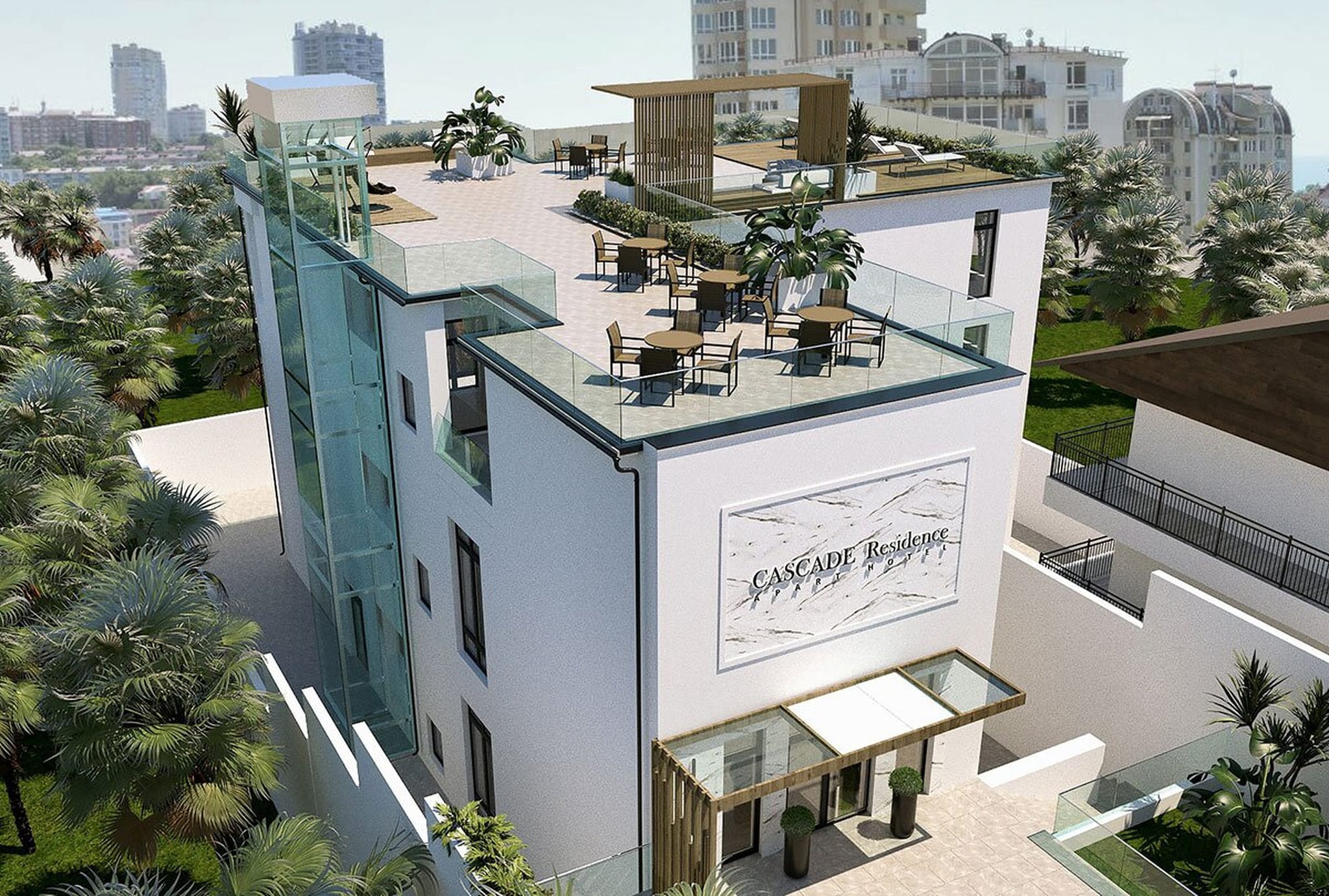 Cascade Residence, Апарт-отель в Сочи