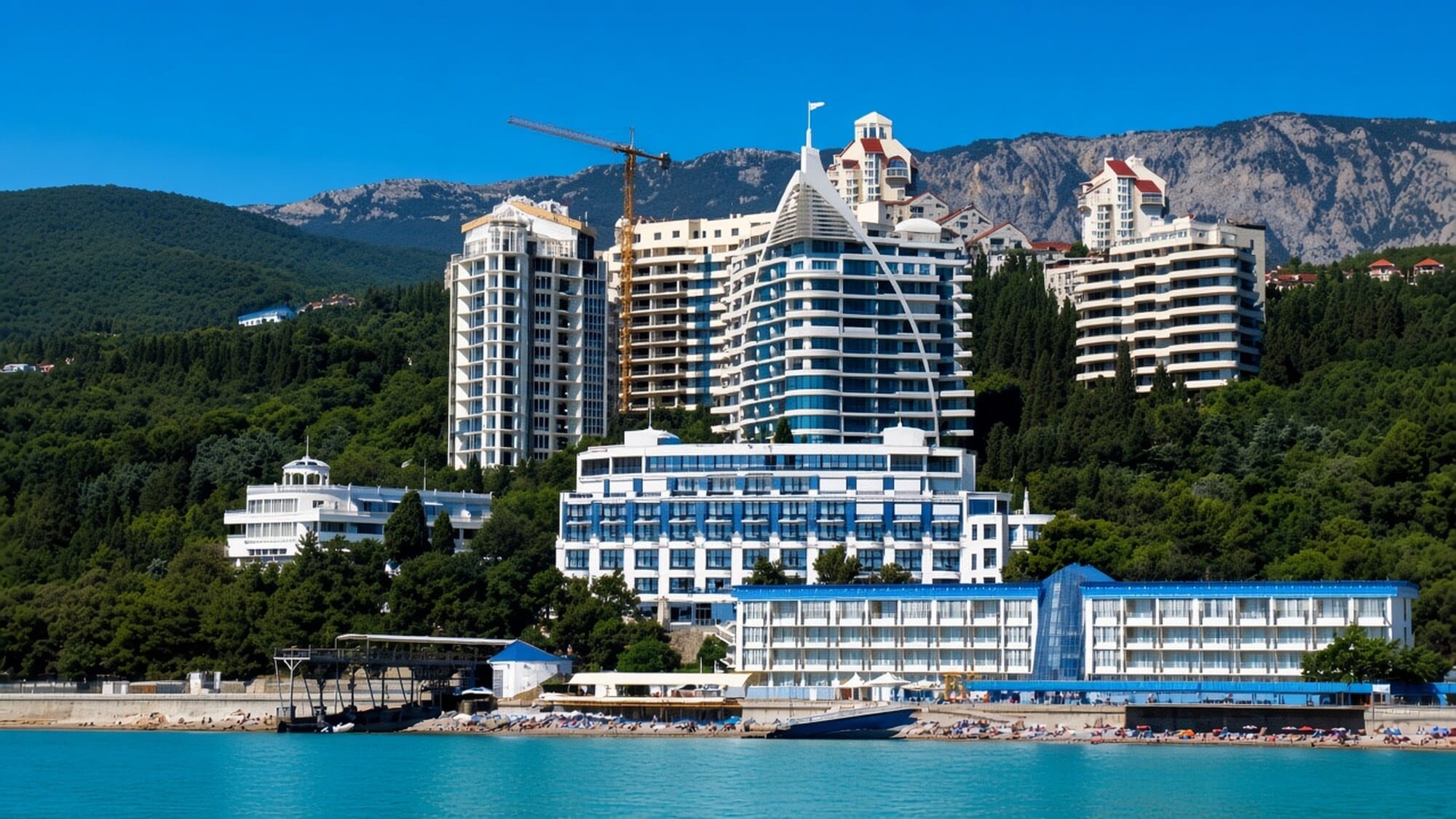 Парус, Ялта — 34–186 м²
