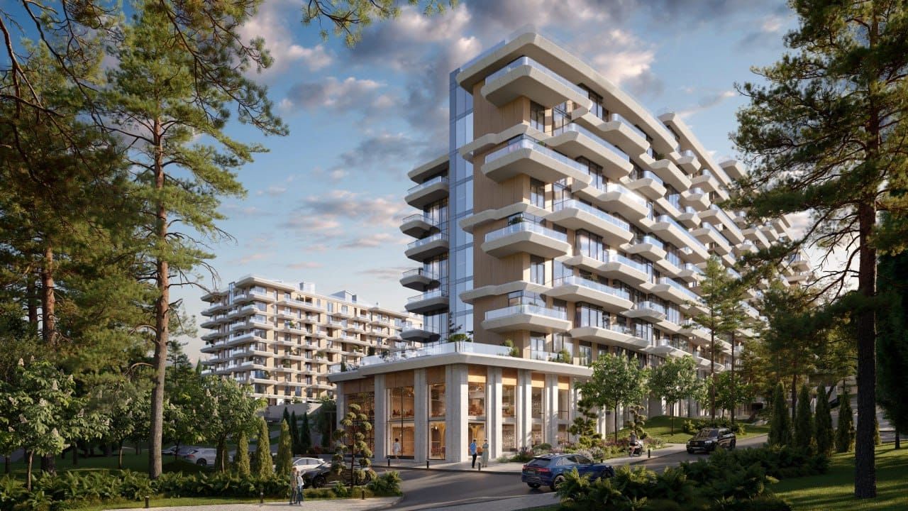 Южная Резиденция Роялта, Ялта — Студии и евро-форматы · 36,7–60,8 м²