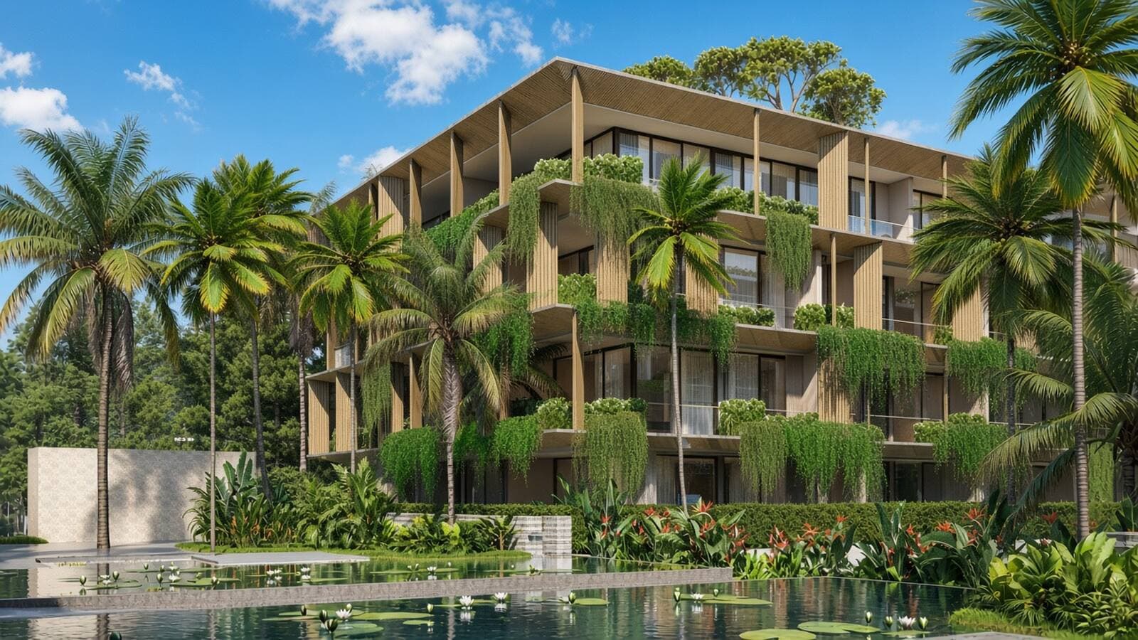 Gardens of Eden, Пхукет, Банг Тао — Gardens of Eden, очередь Eden Residence — низкие корпуса Amal Development у севе