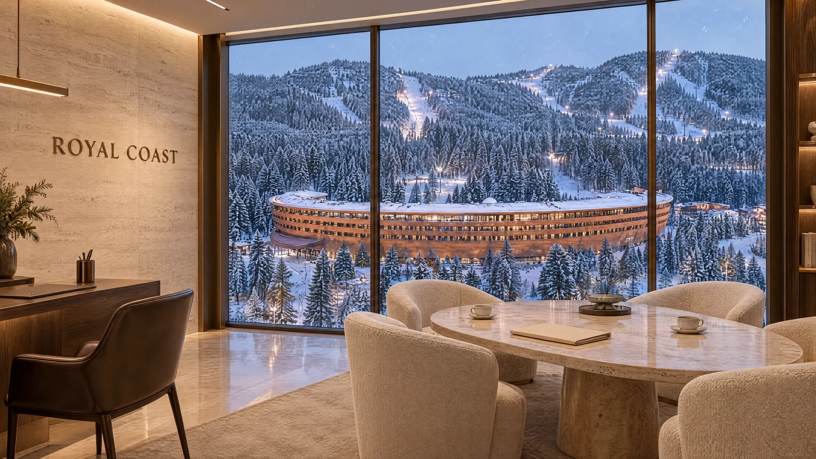 Офис Royal Coast в отеле курорта Манжерок