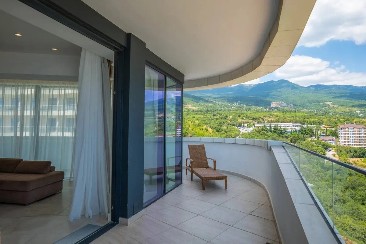 Однокомнатная квартира в Гурзуфе, 134 м² — фото 14