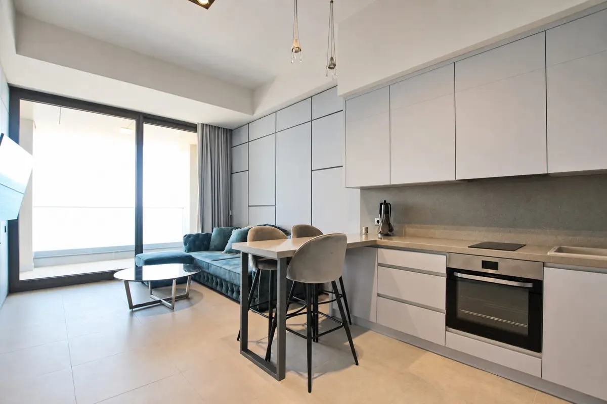 Двухкомнатные апартаменты в Ялте, 52,7 м²