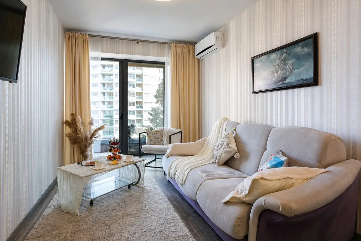 Двухкомнатная квартира в Ялте, 68 м²