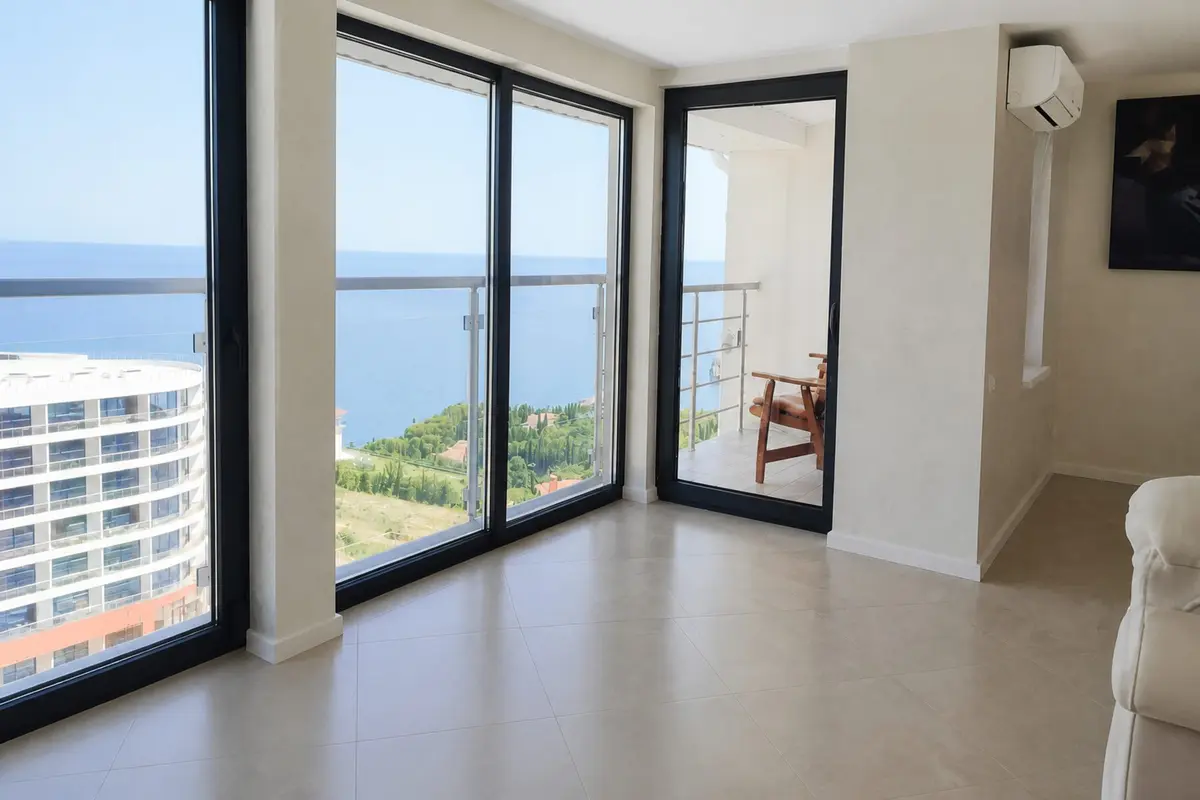 Трёхкомнатная квартира в Гурзуфе, 102,1 м²