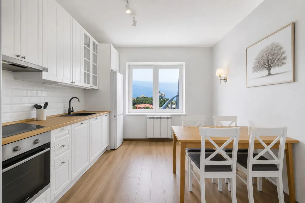 Трёхкомнатная квартира в Гурзуфе, 102,1 м²
