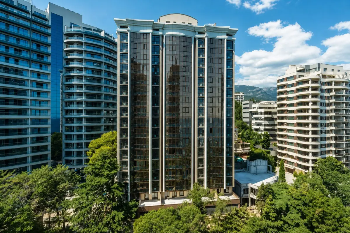 Трёхкомнатная квартира в Ялте, 101 м²