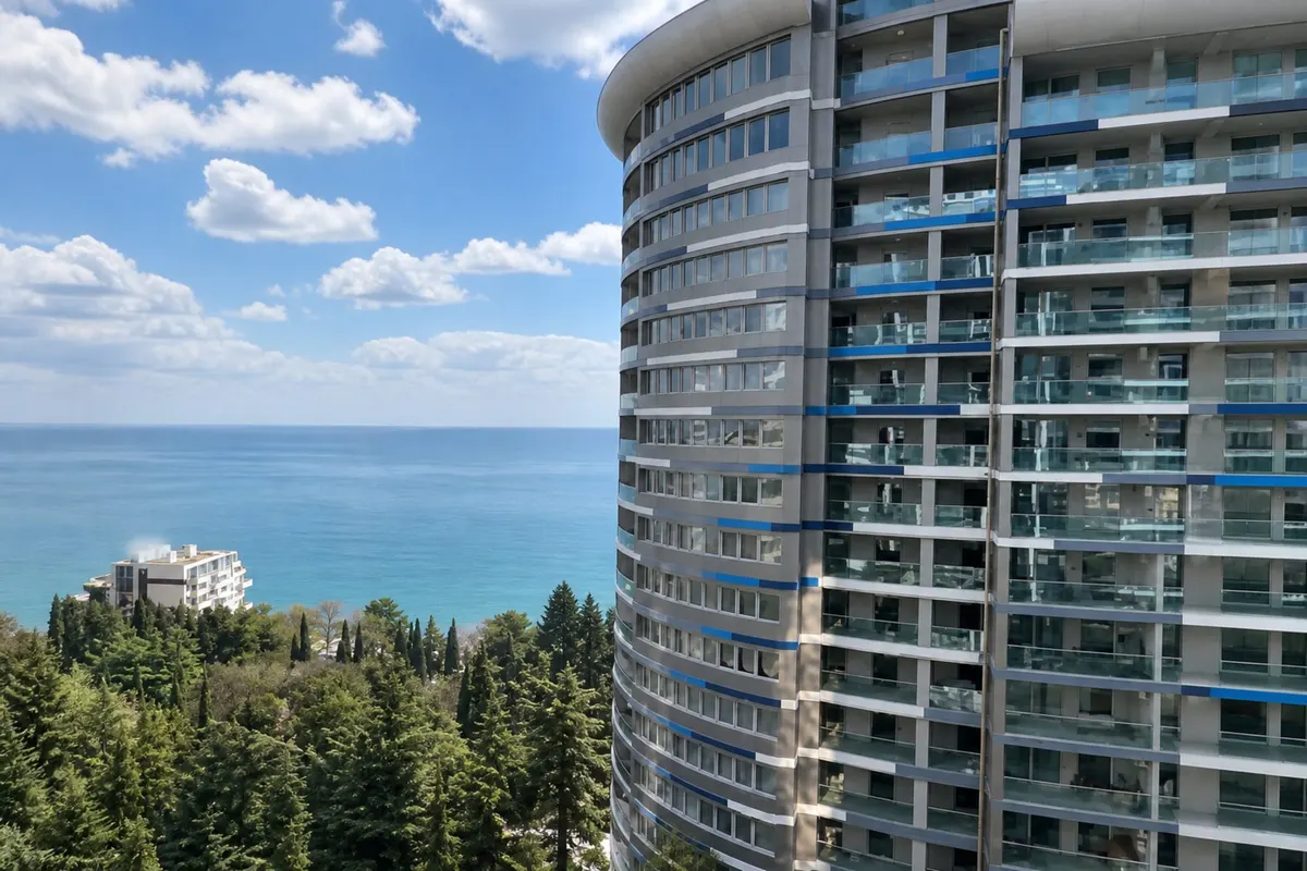 Трёхкомнатная квартира в Ялте, 59 м²