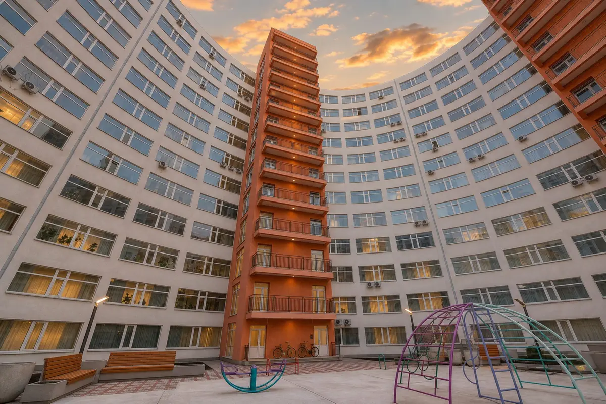 Апартаменты-студия в Ливадии, 31,3 м²