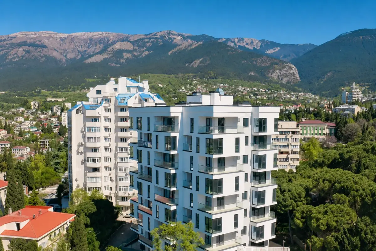 Двухкомнатная квартира в Ялте, 93,1 м²