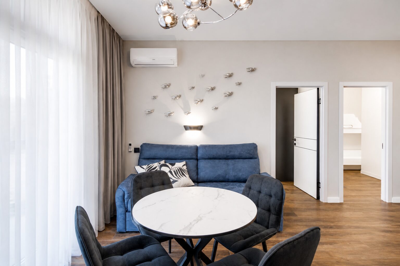 Двухкомнатная квартира в Ялте, 52 м²