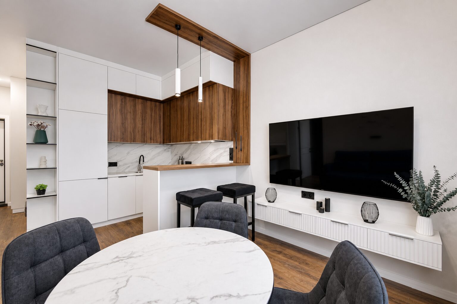 Двухкомнатная квартира в Ялте, 52 м²