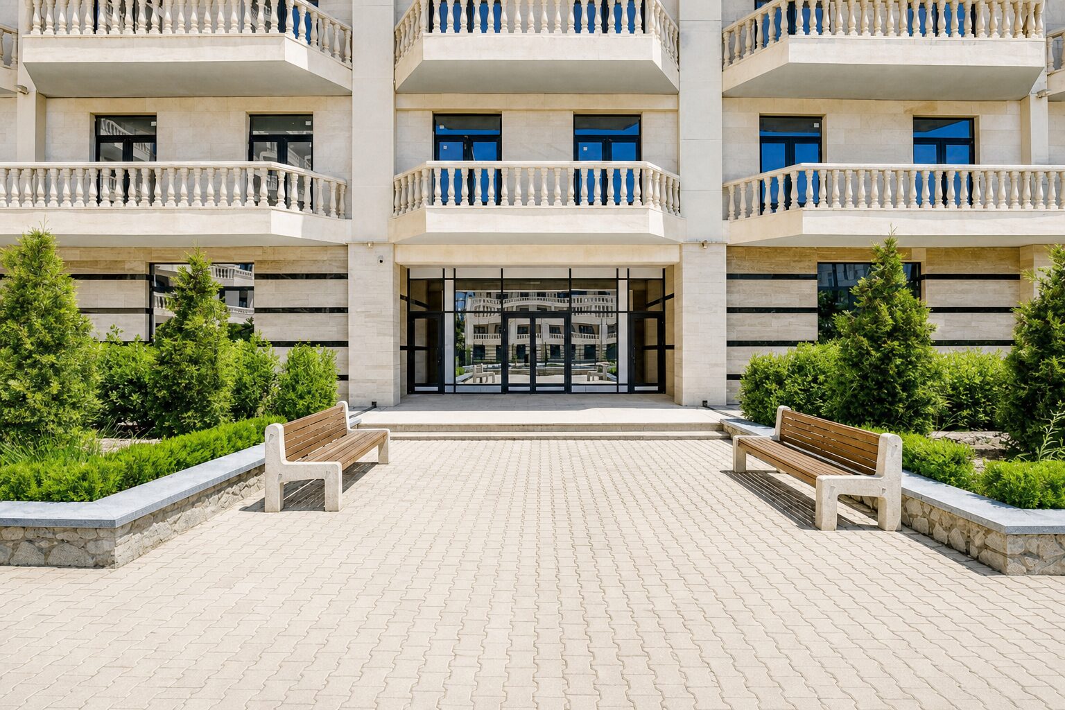 Двухкомнатная квартира в Ялте, 52 м²
