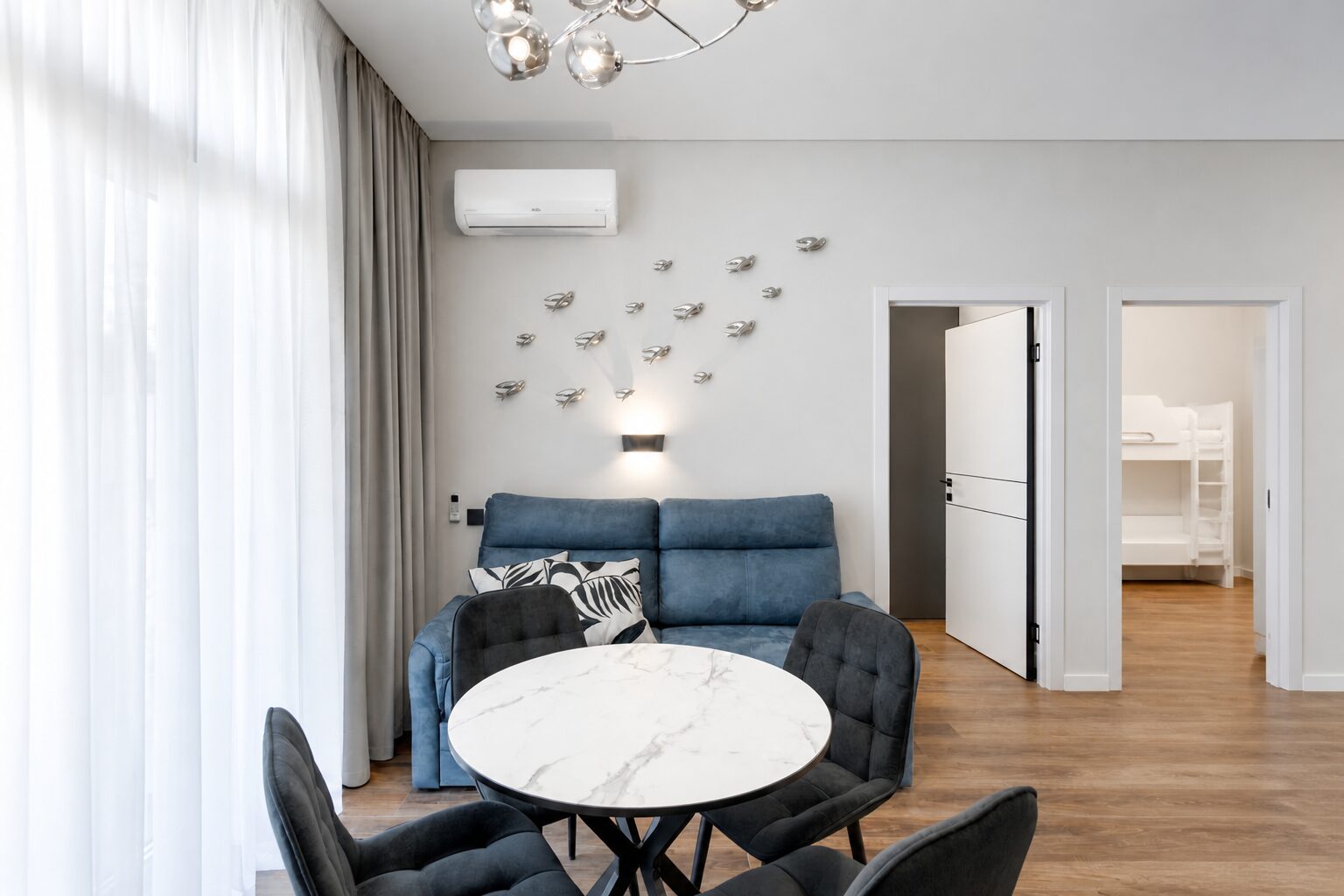 Двухкомнатная квартира в Ялте, 52 м²