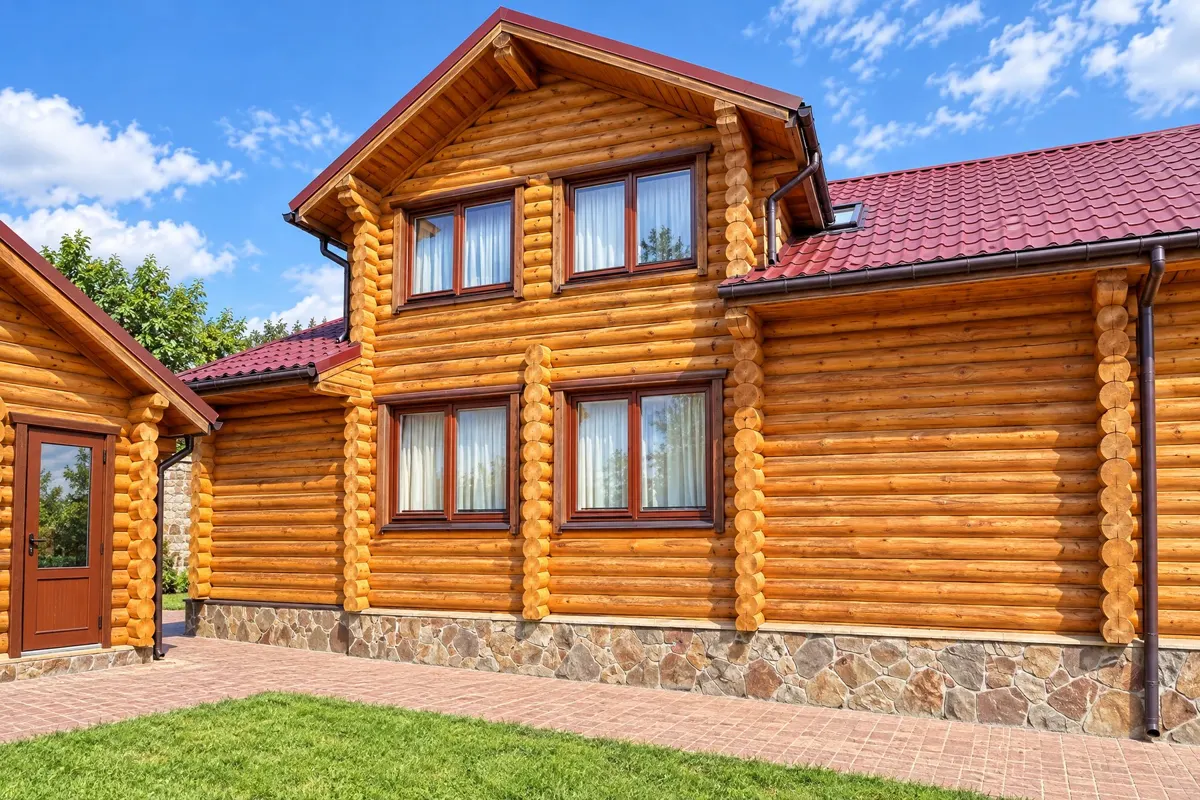 Дом из цилиндрованного бруса, 300 м², участок 15 сот. — фото 13