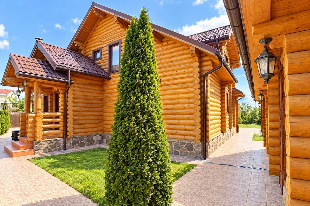 Дом из цилиндрованного бруса, 300 м², участок 15 сот. — фото 14
