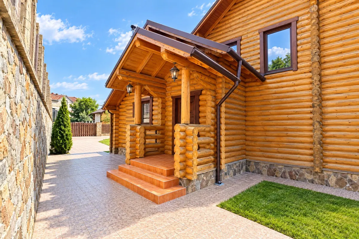 Дом из цилиндрованного бруса, 300 м², участок 15 сот. — фото 15