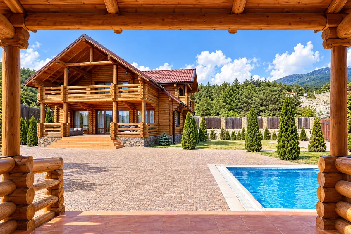 Дом из цилиндрованного бруса, 300 м², участок 15 сот. — фото 4