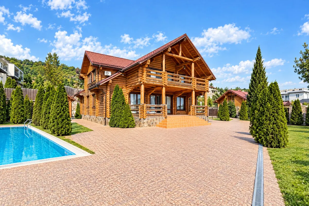 Дом из цилиндрованного бруса, 300 м², участок 15 сот. — фото 5