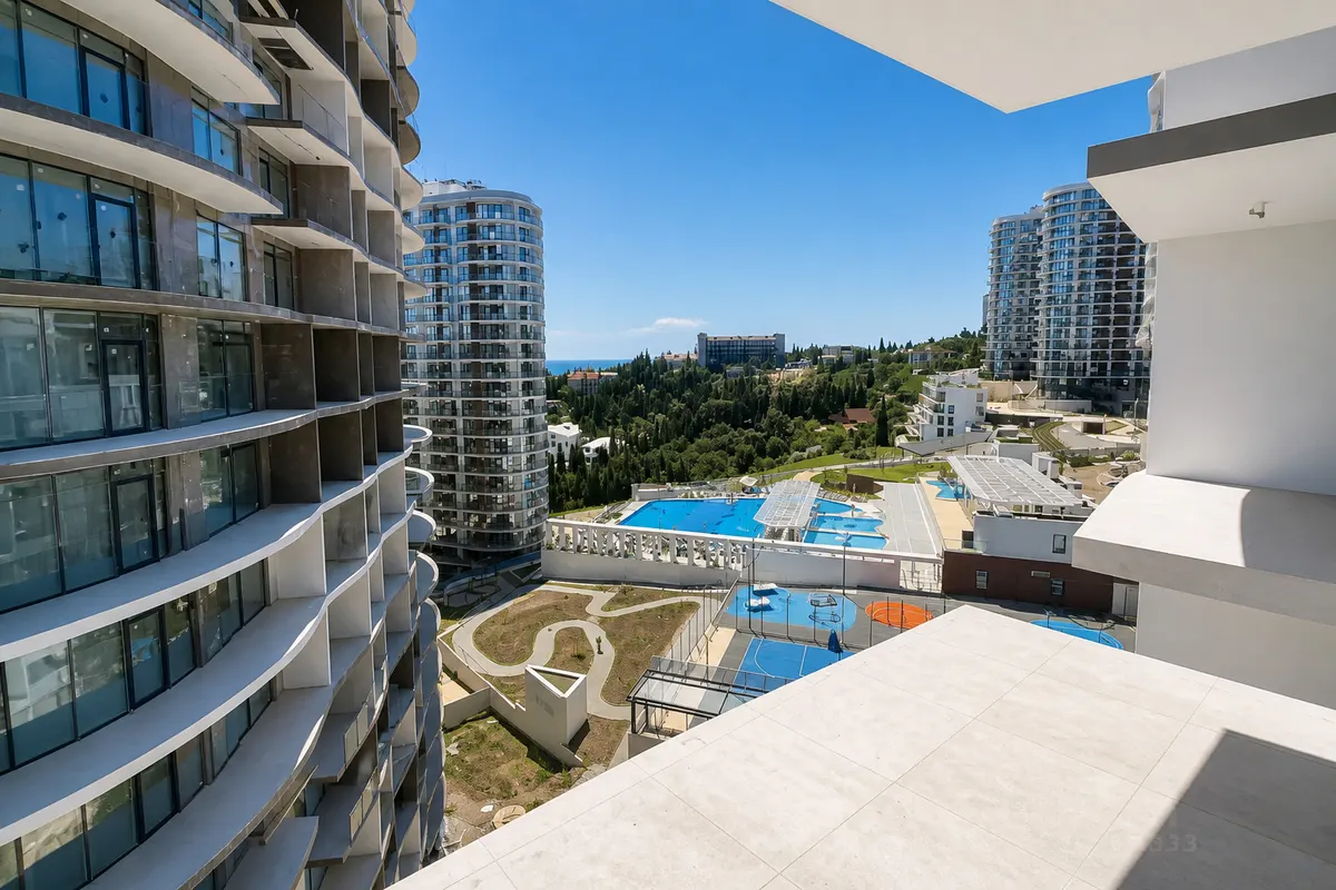 Двухкомнатные апартаменты в Алуште, 53.94 м² — фото 3