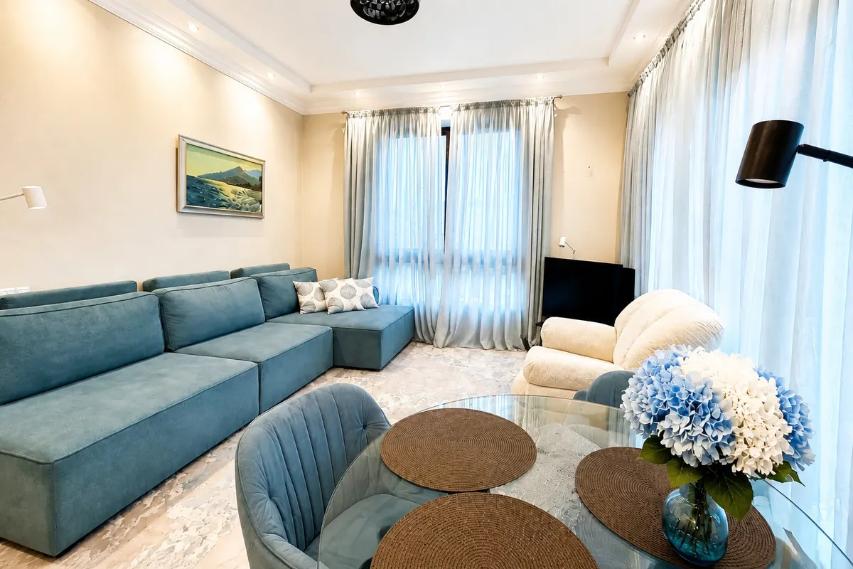 Двухкомнатные апартаменты в Ялте, 61 м² — фото 5