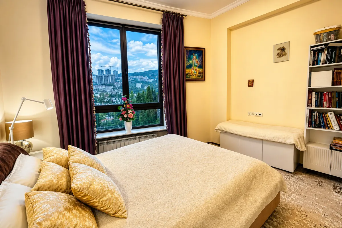 Двухкомнатные апартаменты в Ялте, 61 м² — фото 6