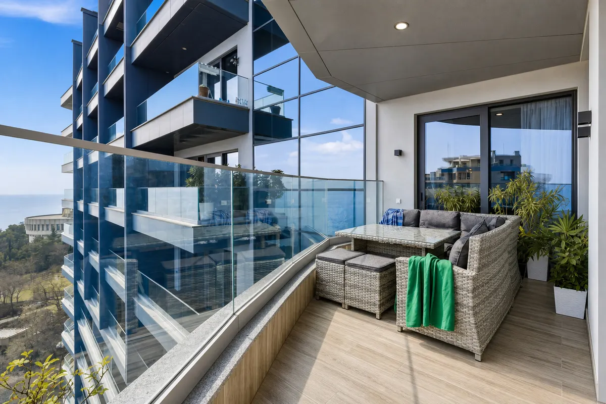 Четырёхкомнатная квартира в Ялте, 179 м² — фото 13