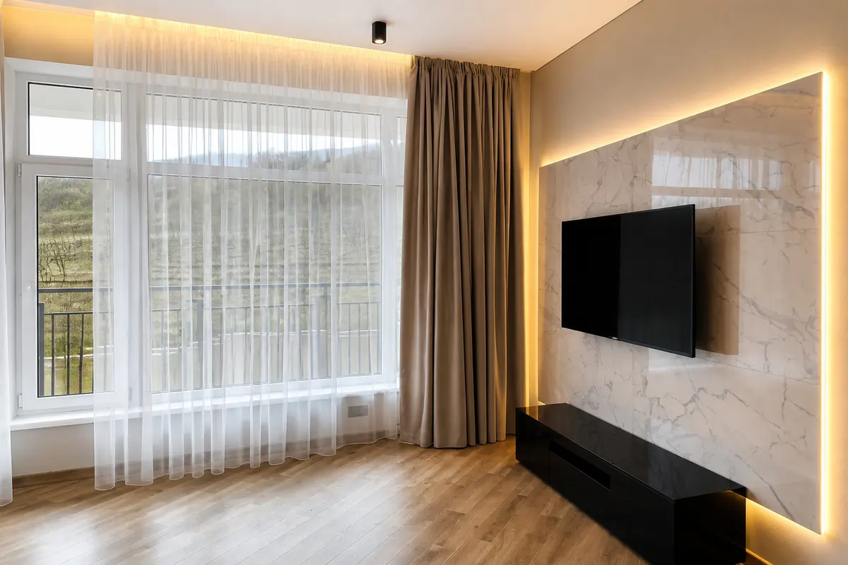 Двухкомнатные апартаменты в Ливадии, 60.5 м² — фото 7