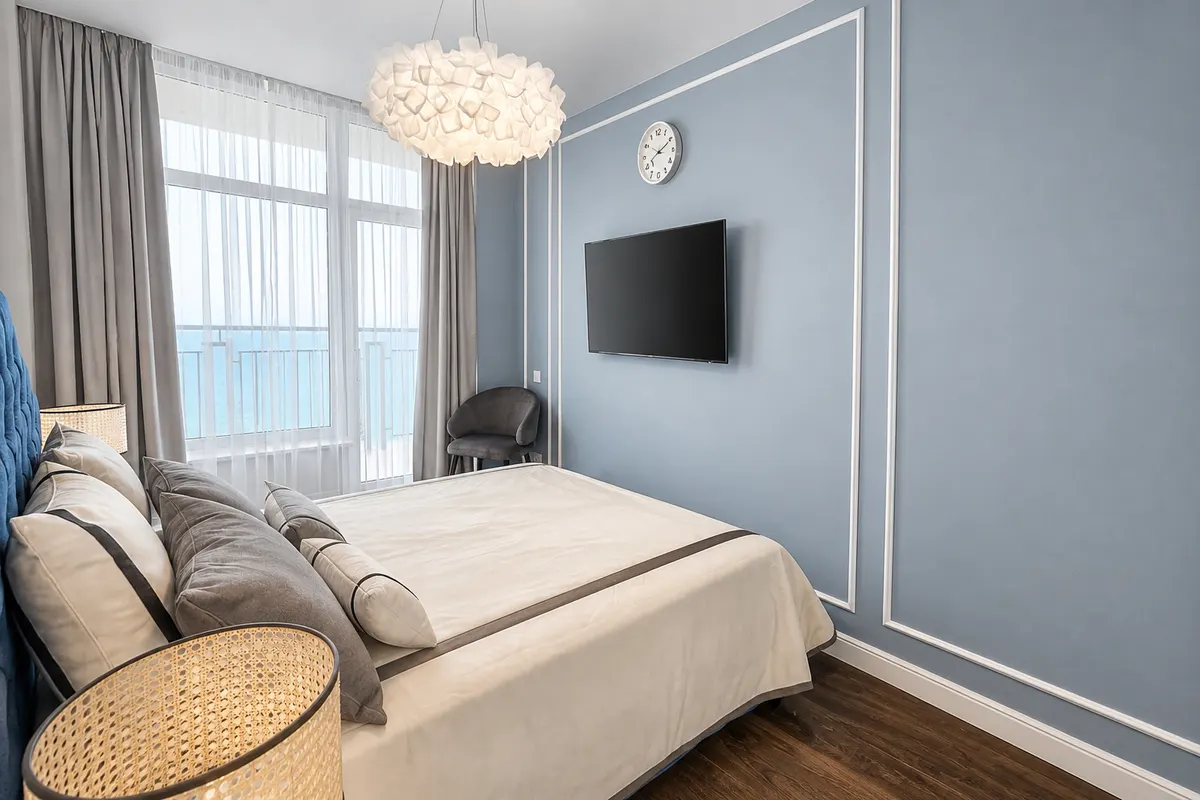 Двухкомнатные апартаменты в Ливадии, 74 м² — фото 12