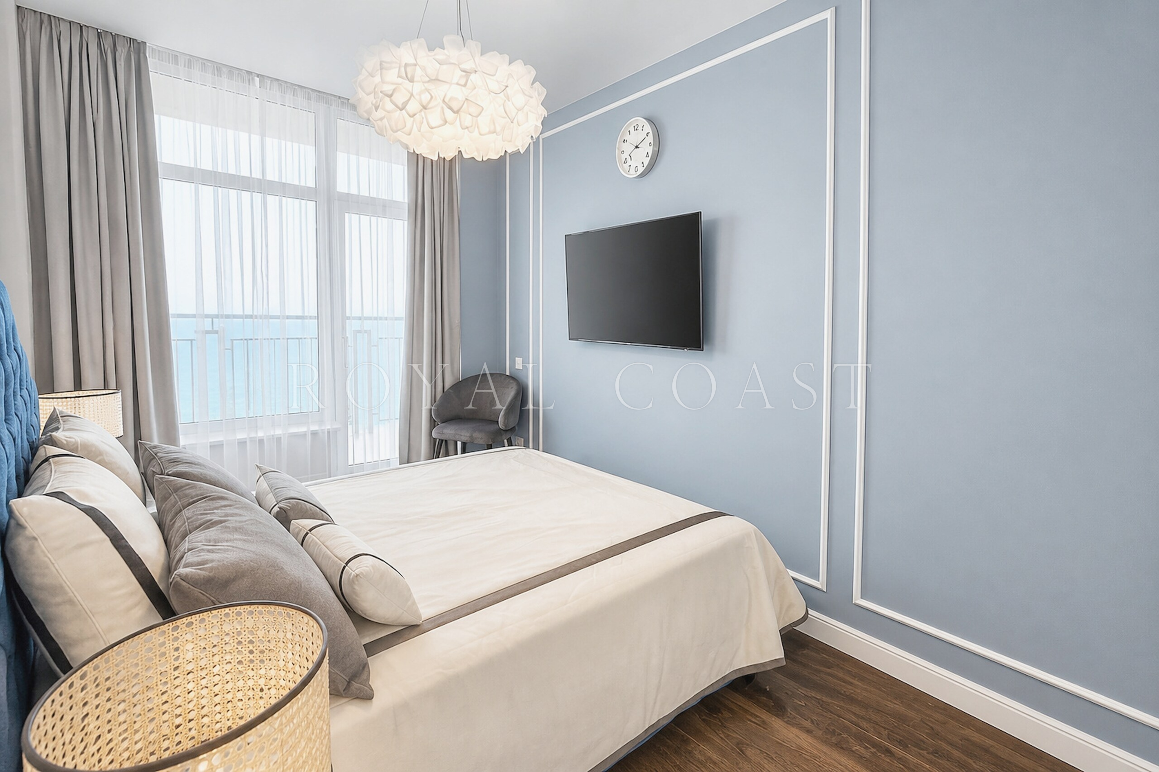 Двухкомнатные апартаменты в Ливадии, 74 м² — фото 13