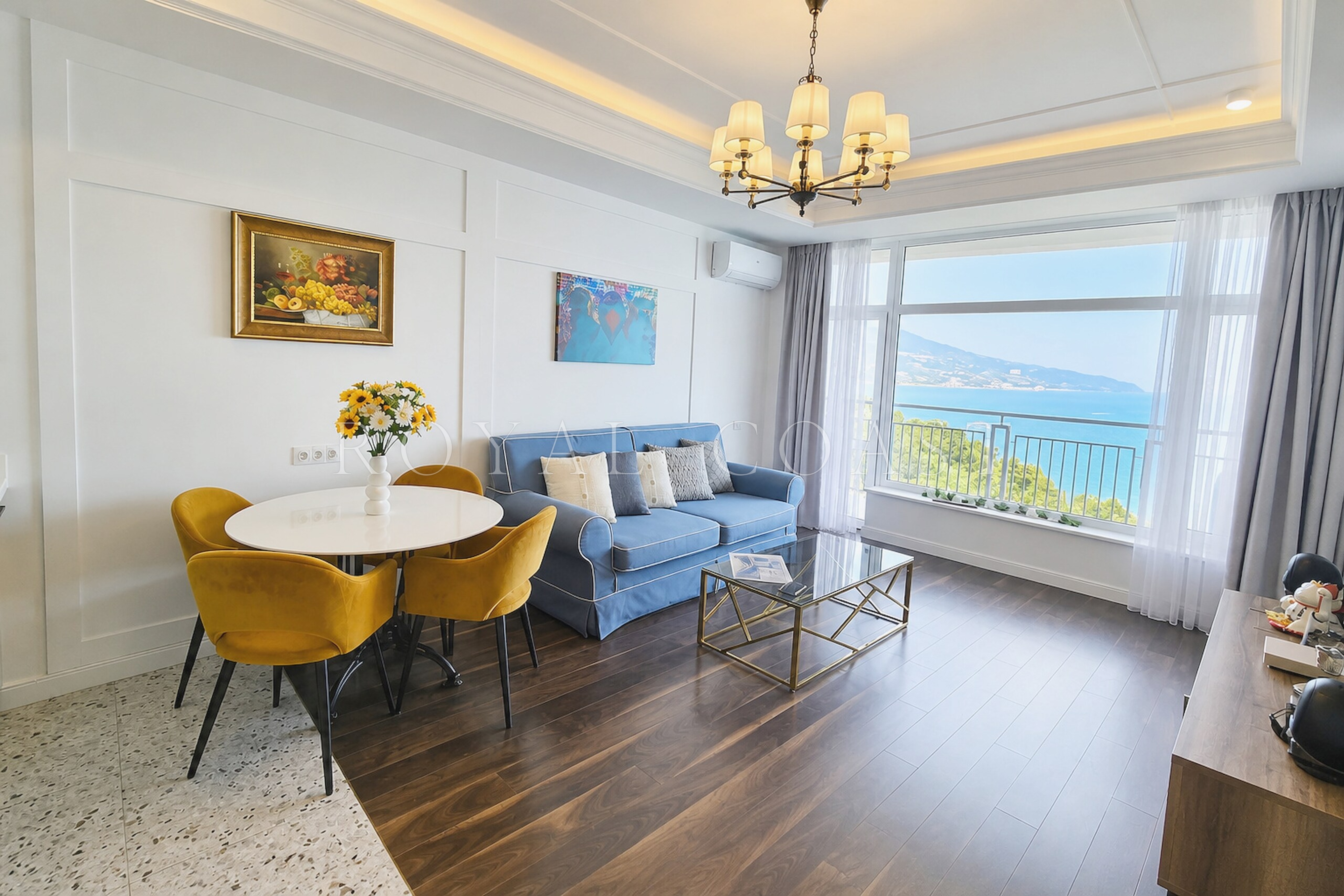 Двухкомнатные апартаменты в Ливадии, 74 м² — фото 2