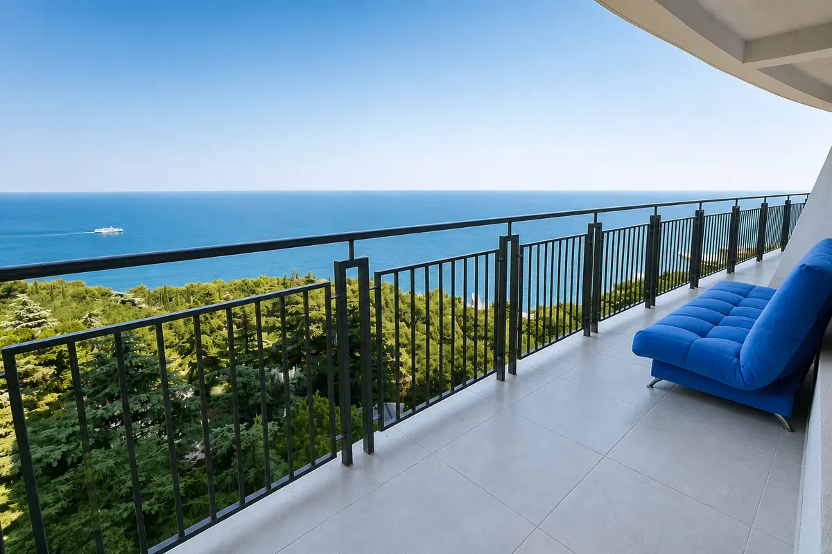 Двухкомнатные апартаменты в Ливадии, 74 м² — фото 3