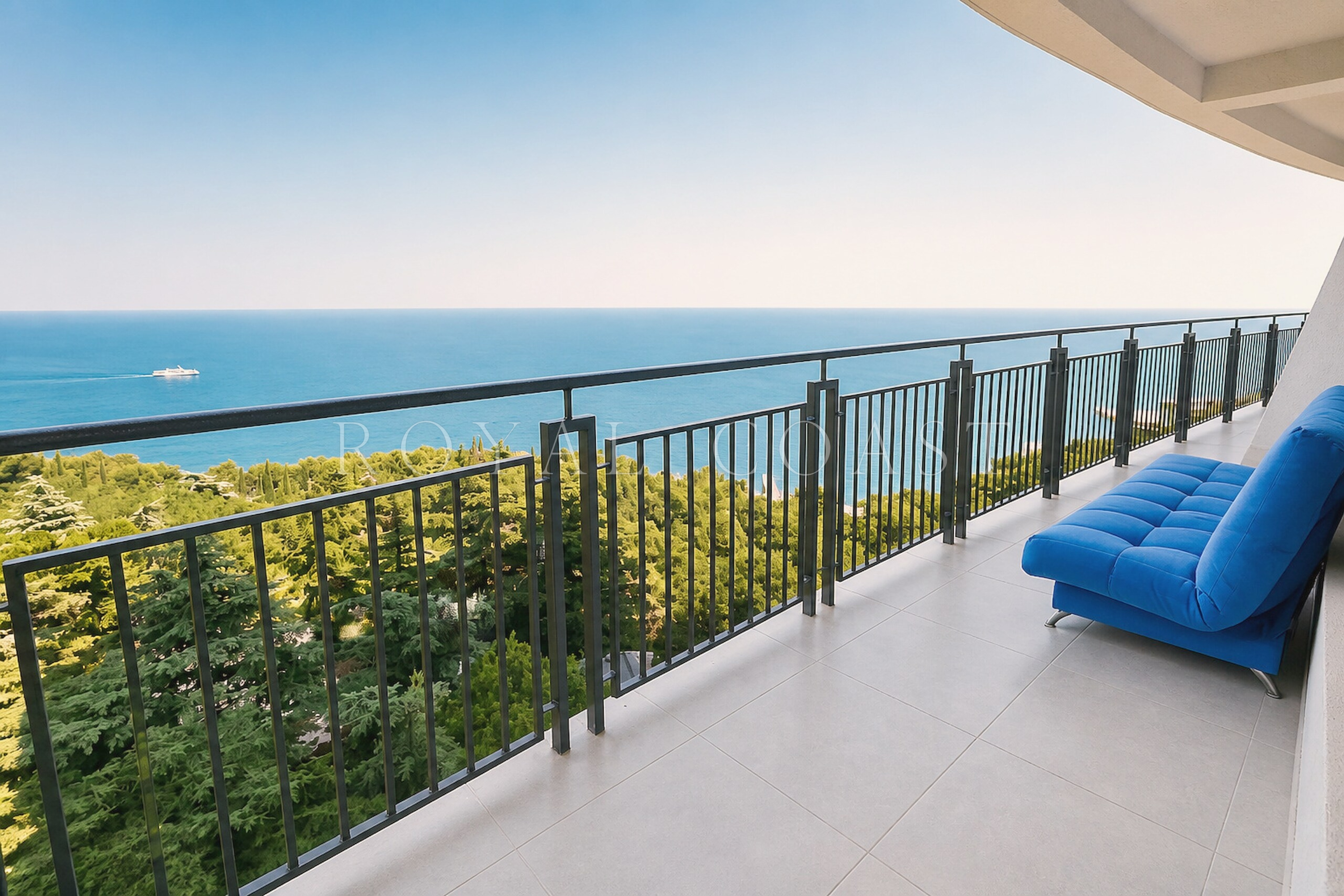Двухкомнатные апартаменты в Ливадии, 74 м² — фото 3