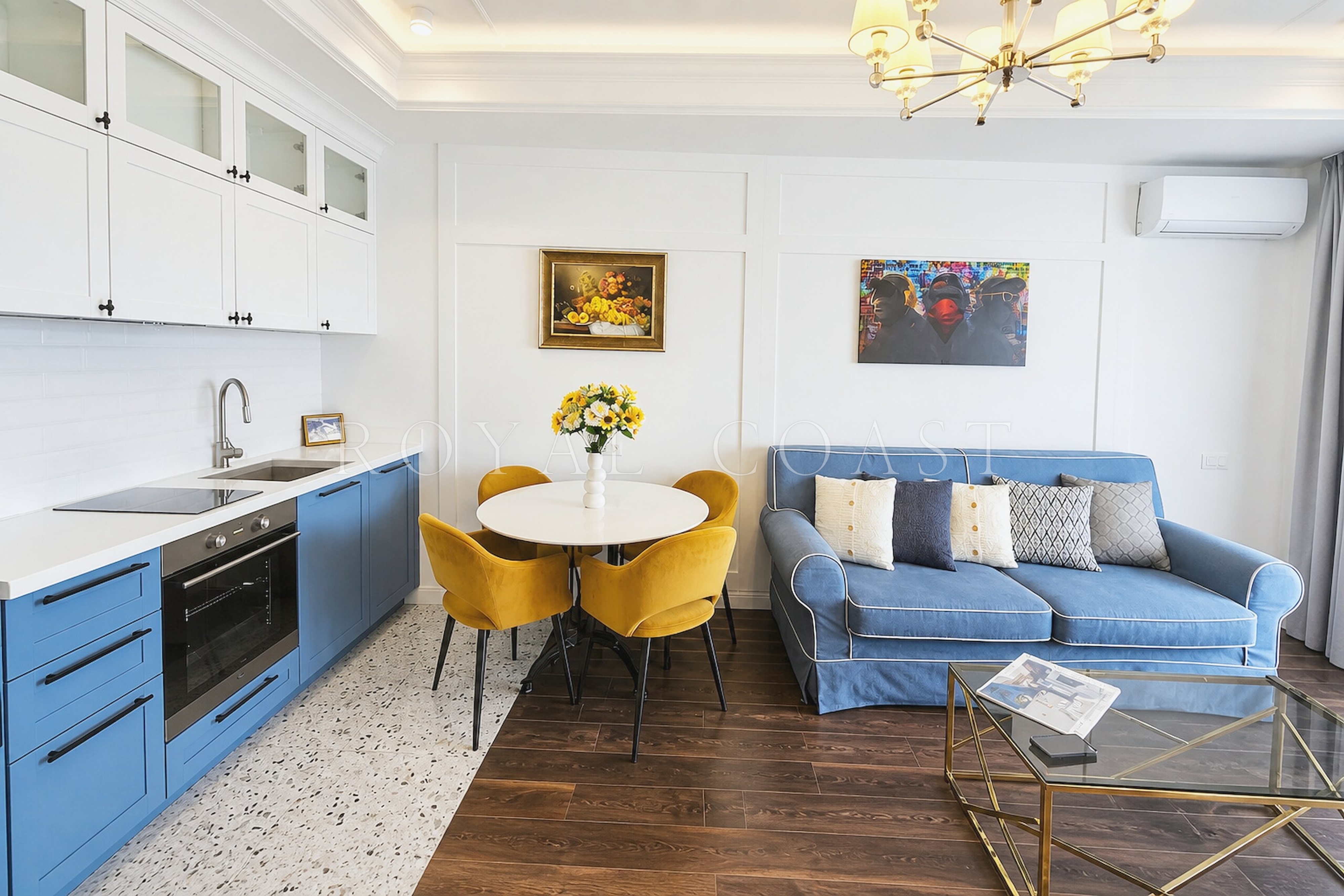 Двухкомнатные апартаменты в Ливадии, 74 м² — фото 4