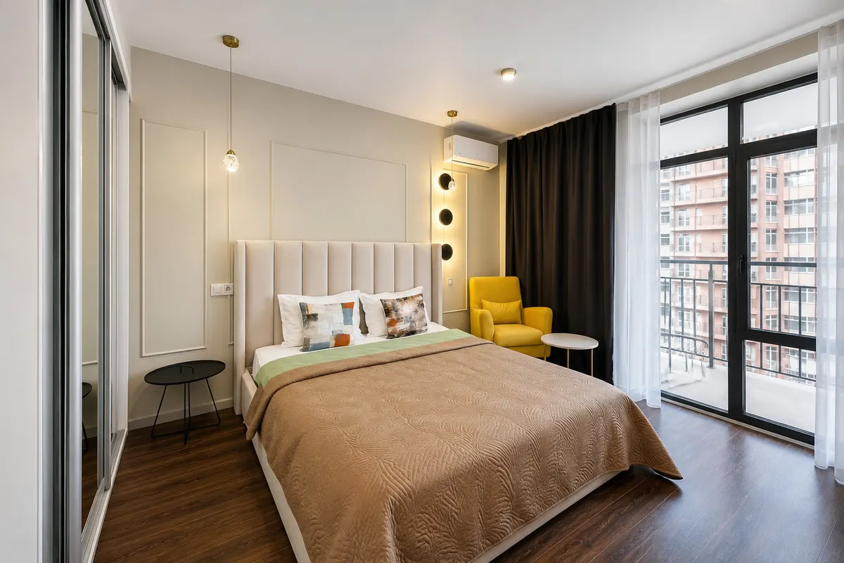 Трёхкомнатные апартаменты в Ливадии, 82.4 м² — фото 5
