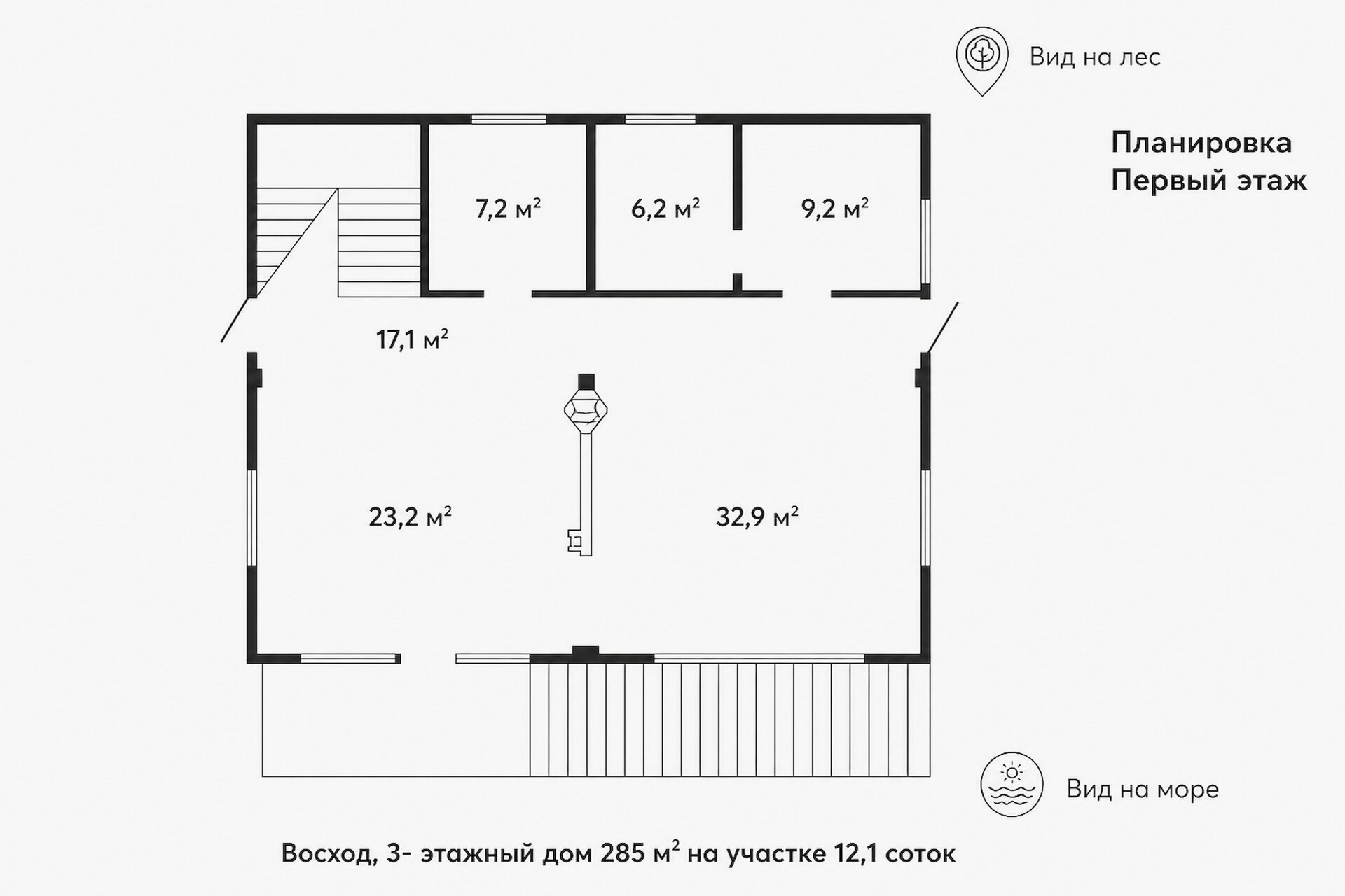 Дом 285 м² в Восходе, участок 12,1 сот. — фото 38