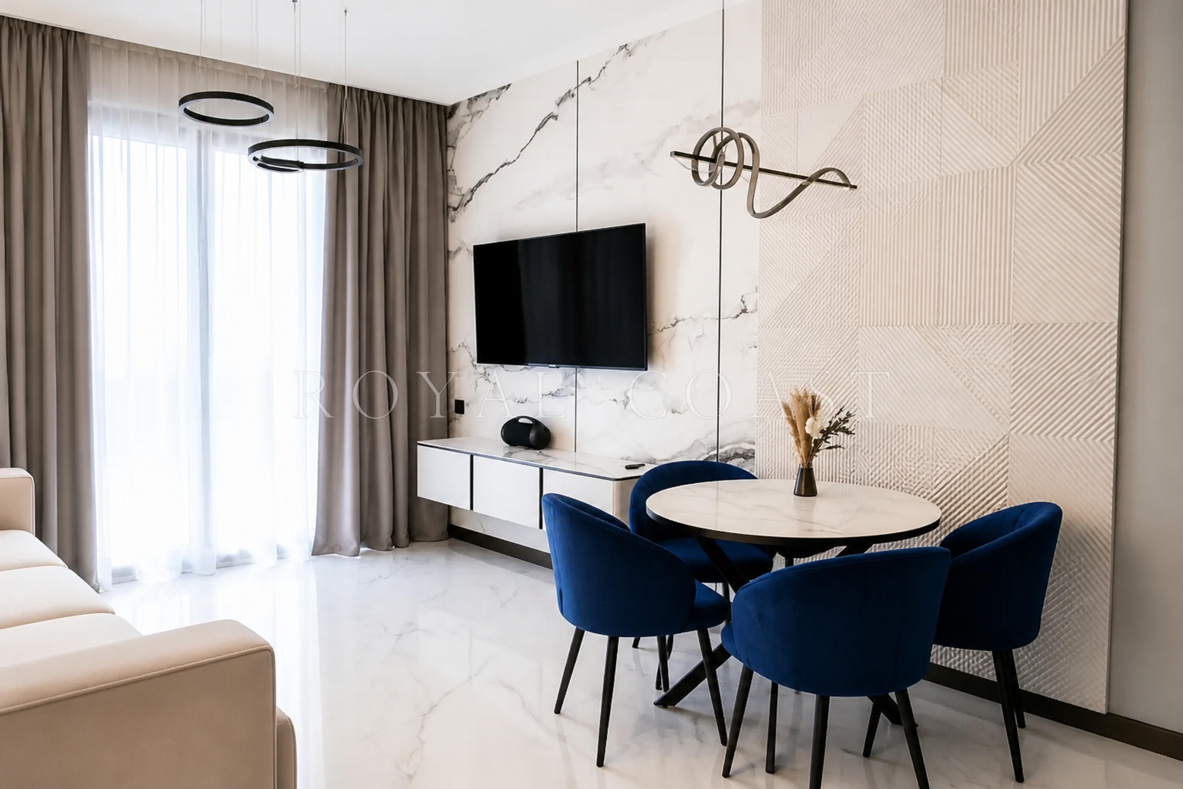 Двухкомнатные апартаменты в Ялте, 51 м² — фото 8
