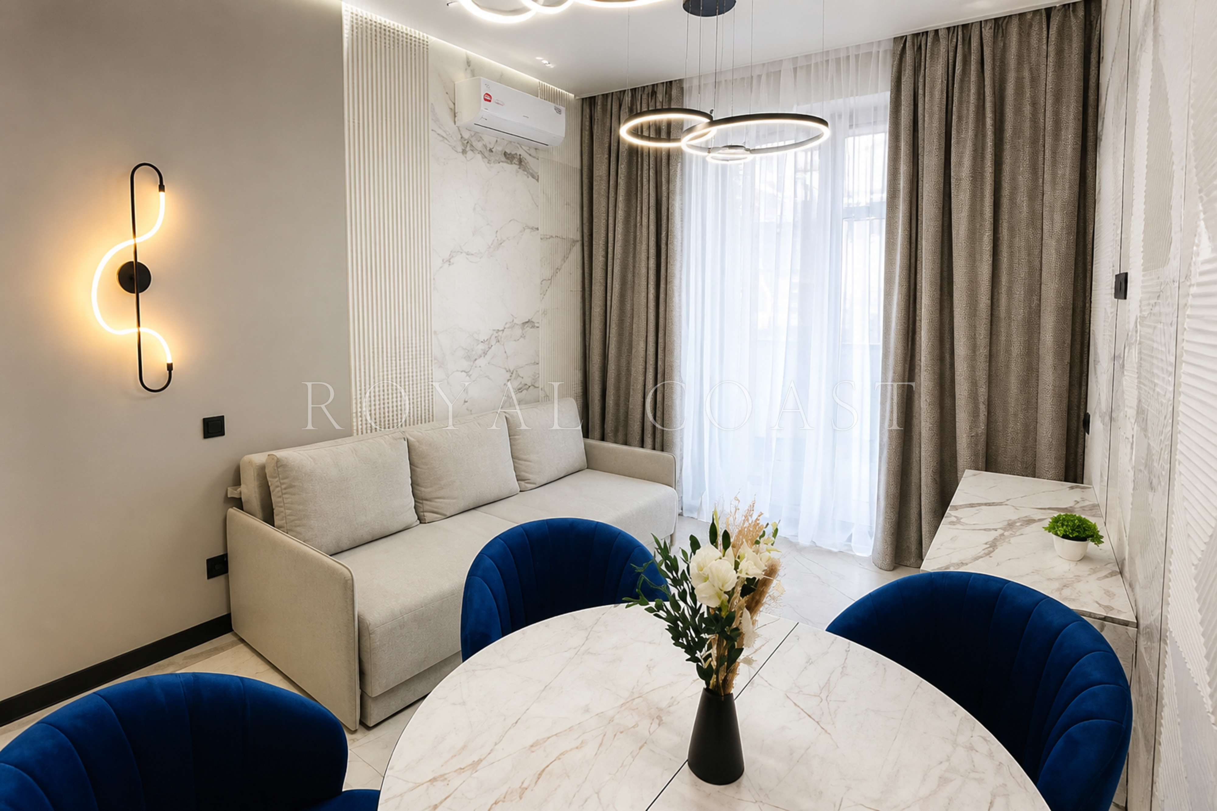 Двухкомнатные апартаменты в Ялте, 51 м² — фото 9