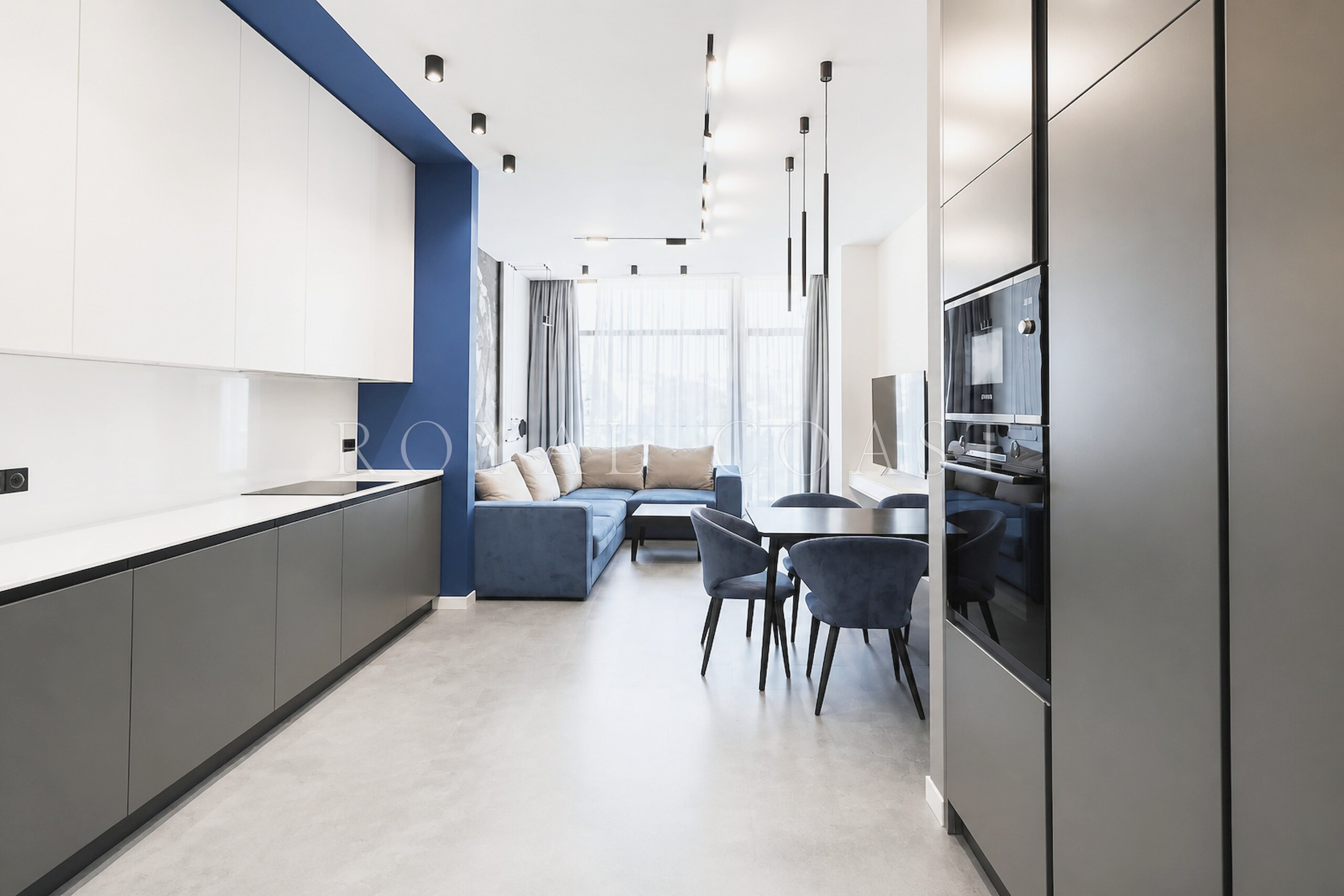 Трёхкомнатные апартаменты в Ялте, 168 м²