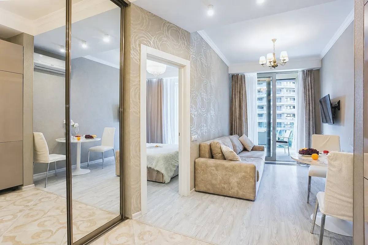 Двухкомнатные апартаменты в Ялте, 48 м² — фото 5