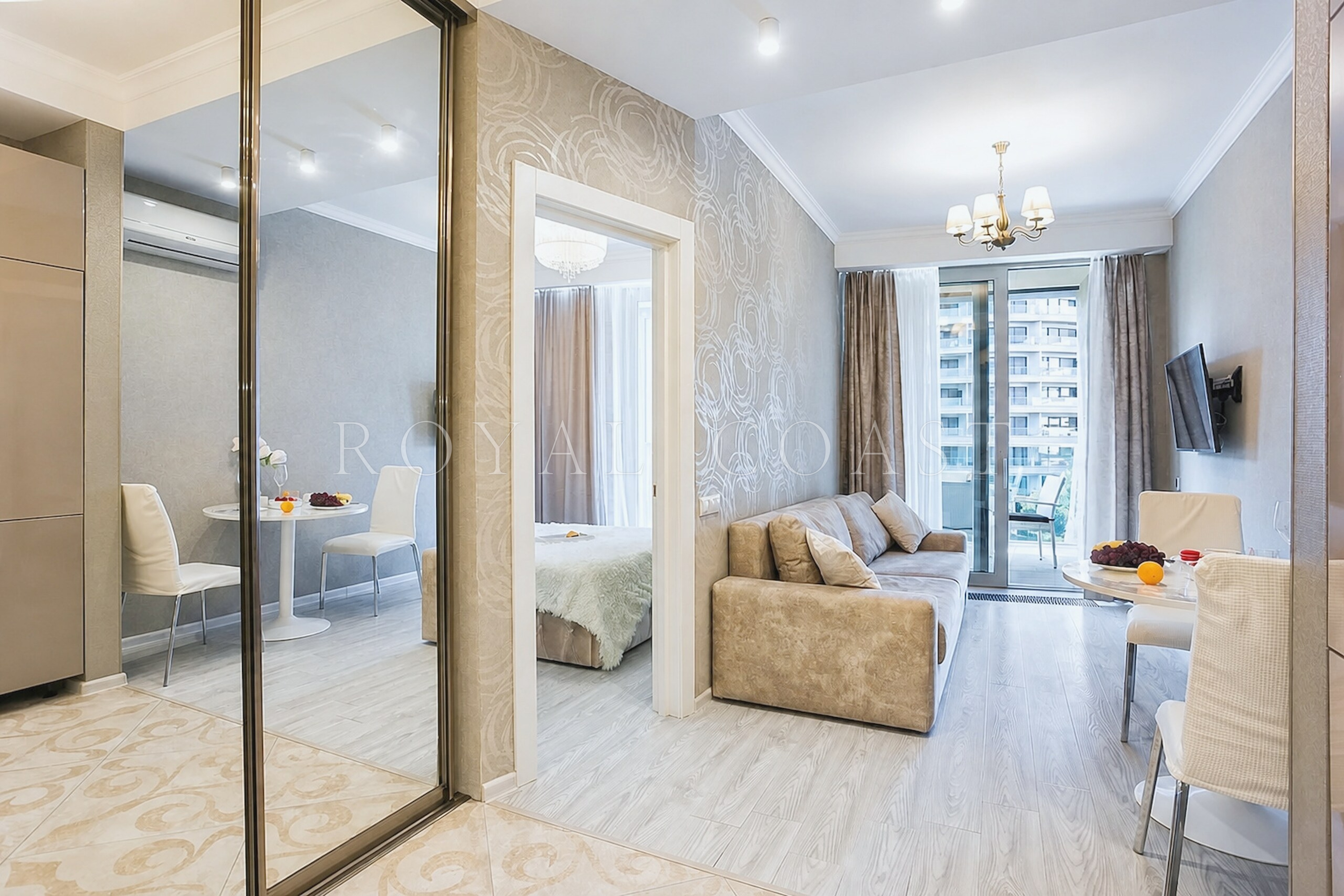 Двухкомнатные апартаменты в Ялте, 48 м² — фото 5