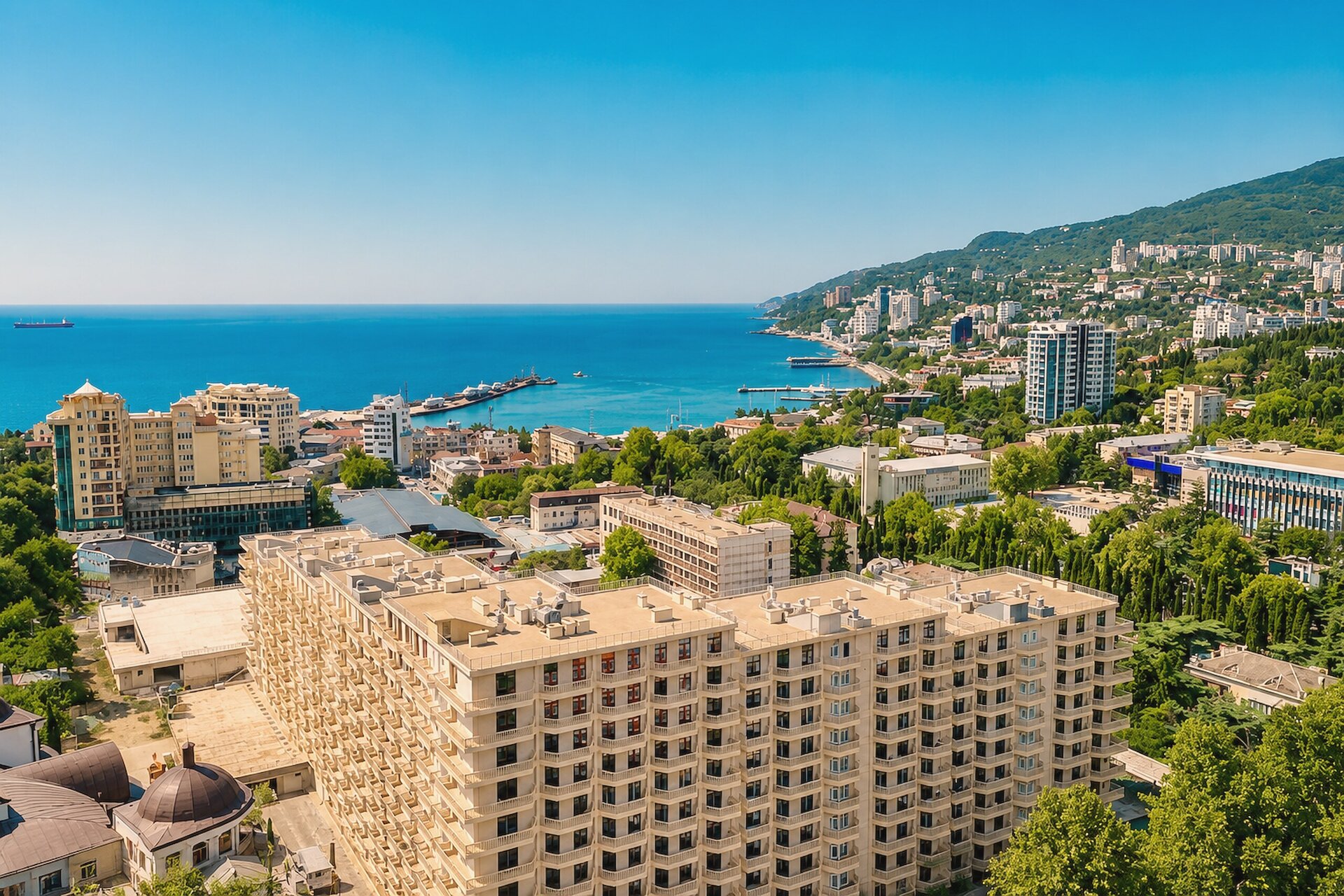 Двухкомнатная квартира в Ялте, 54 м² — фото 16