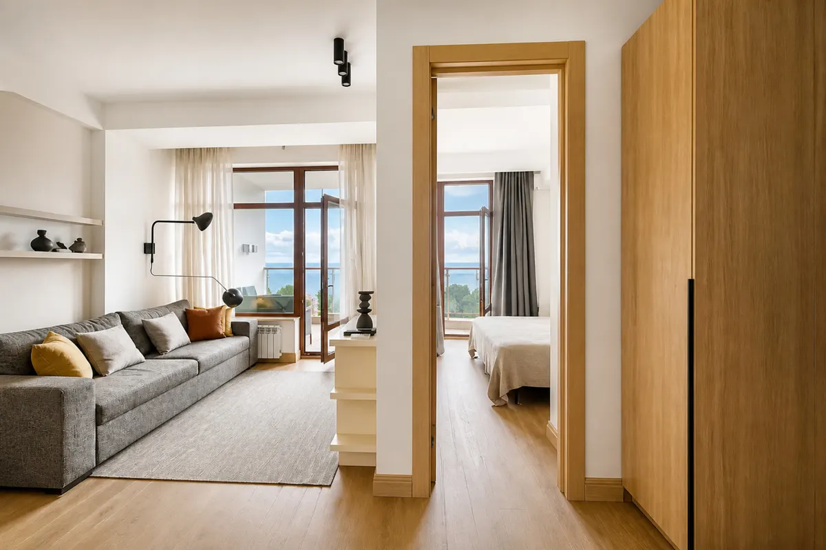 Двухкомнатная квартира в Ялте, 56 м² — фото 34