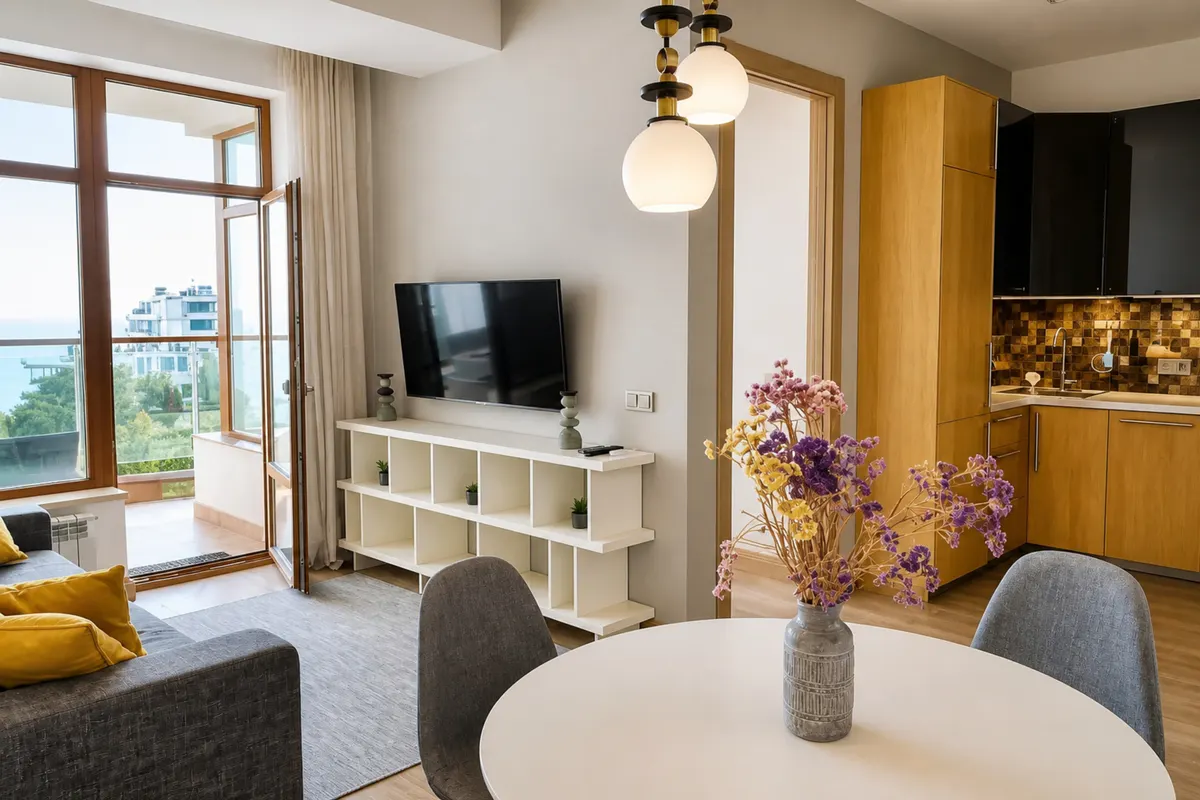 Двухкомнатная квартира в Ялте, 56 м² — фото 36