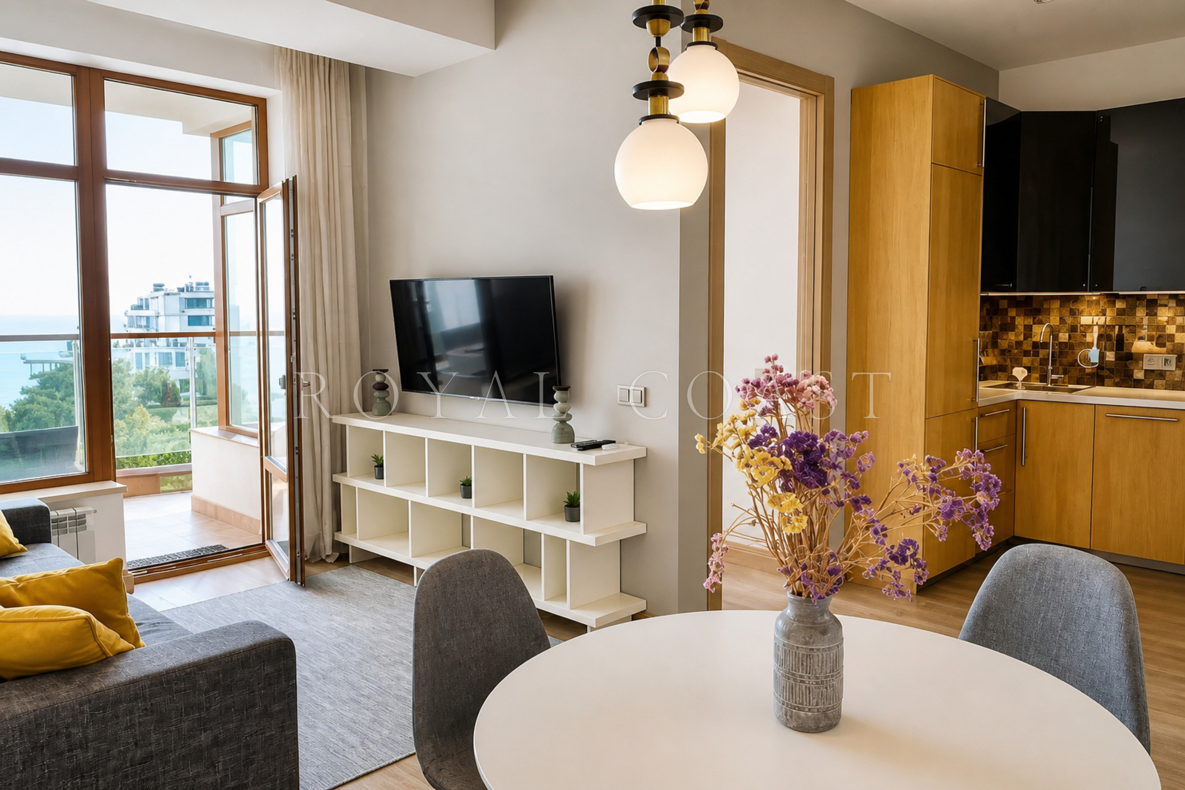 Двухкомнатная квартира в Ялте, 56 м² — фото 36