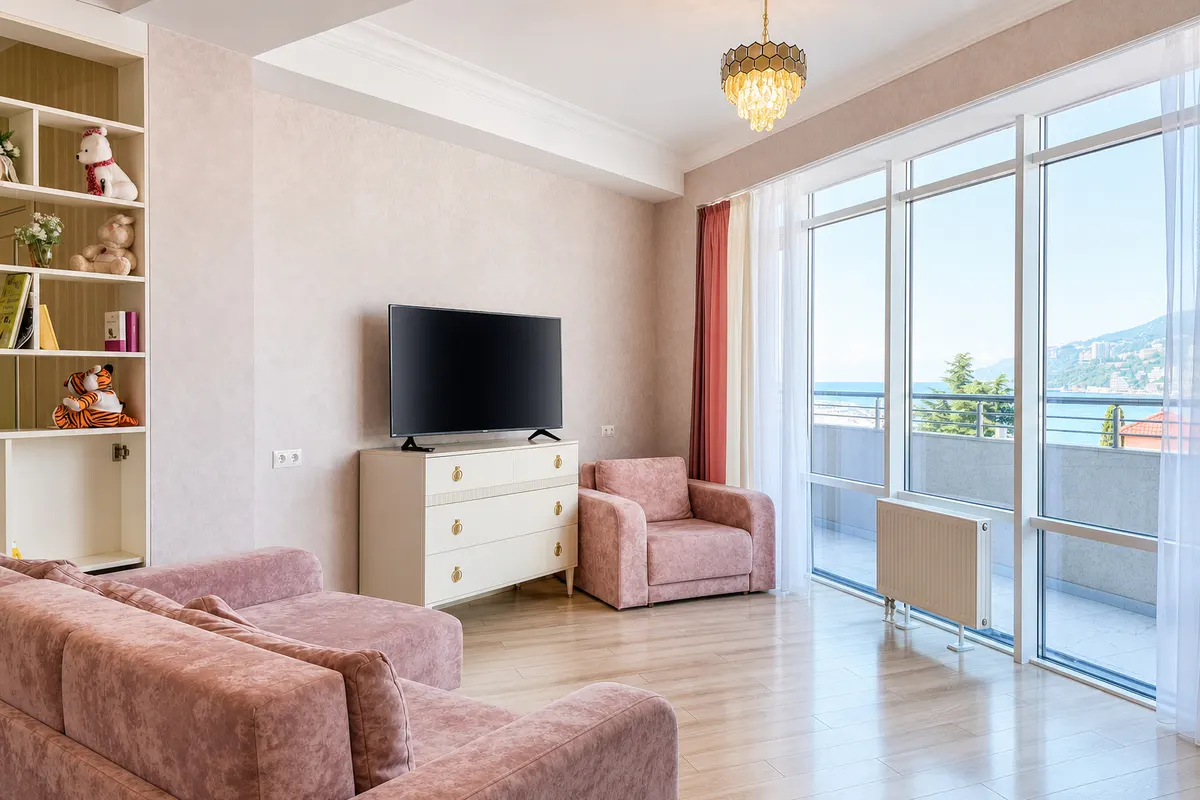 Двухкомнатные апартаменты в Ялте, 82.8 м² — фото 4