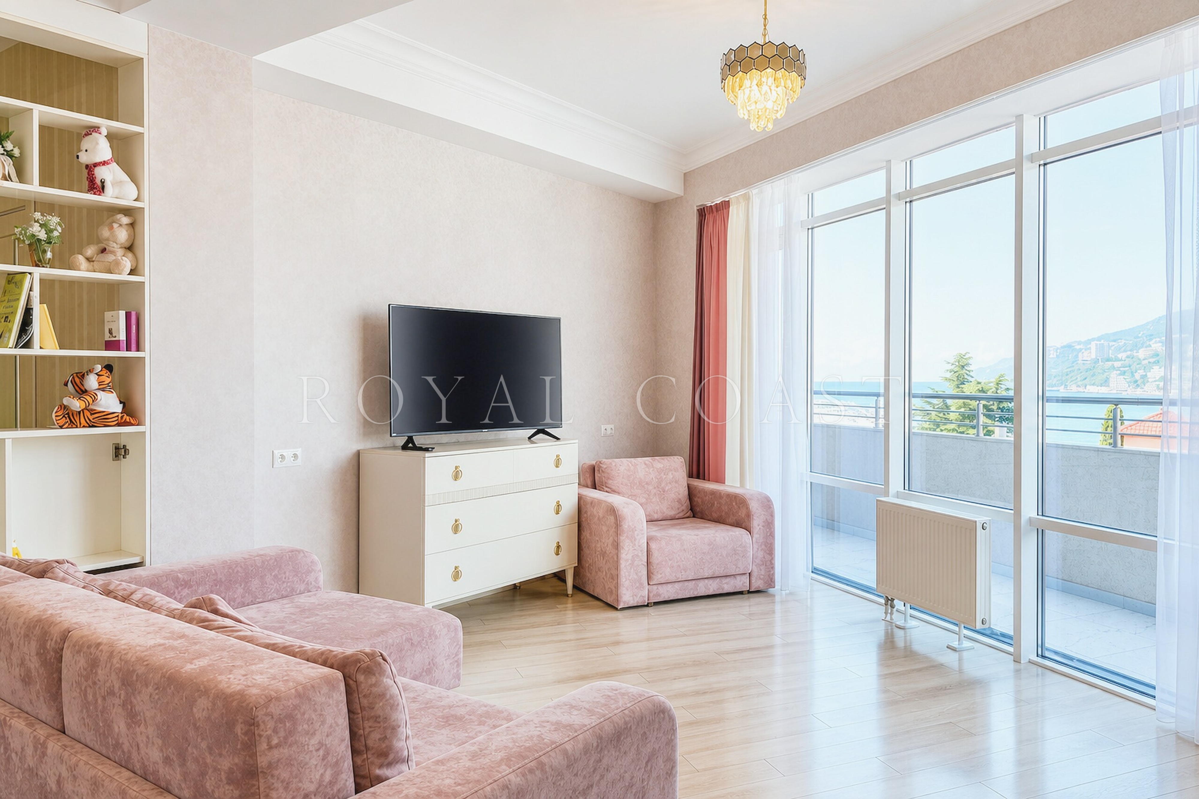Двухкомнатные апартаменты в Ялте, 82.8 м² — фото 4