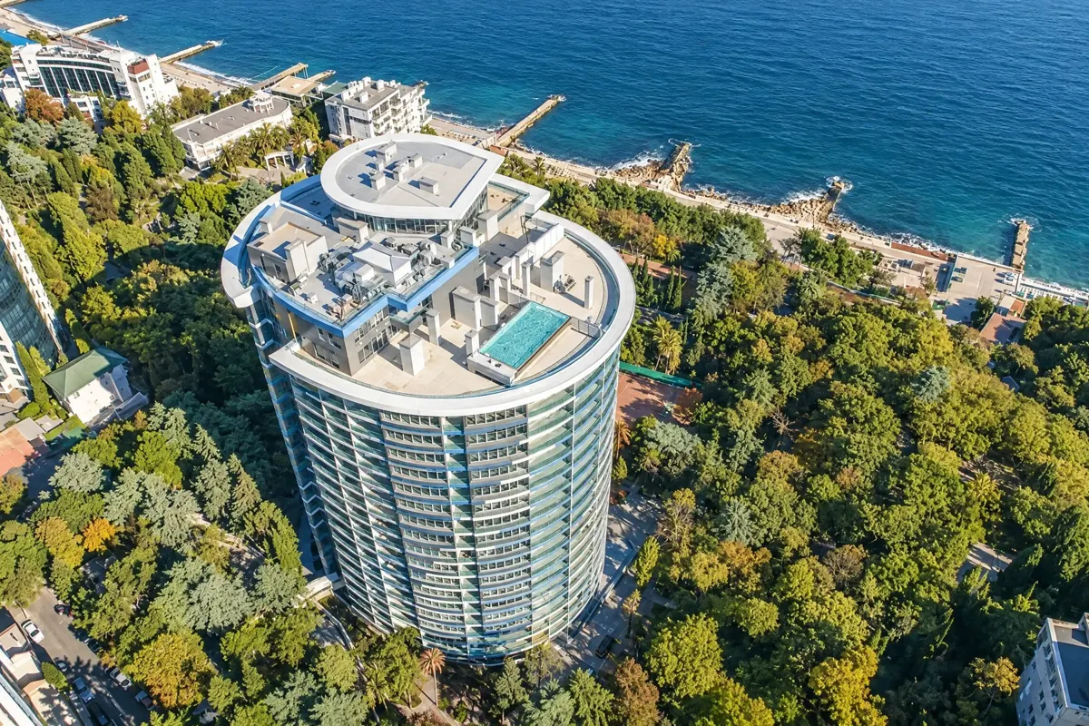 Трёхкомнатные апартаменты в Ялте, 103 м² — фото 34